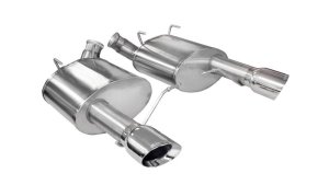 Ford Mustang Performance Exhaust - Rear - CORSA Performance - Axle-Back Sport - Polished - `11-`14